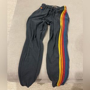 Women’s Aviator Nation Sweatpants with 5 stripes